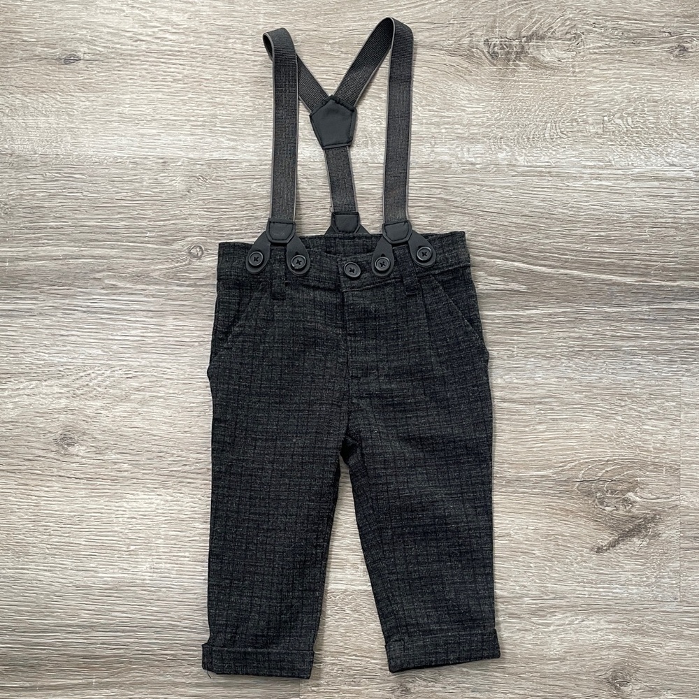 3-6 months pants with suspenders